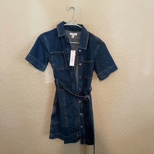 Topshop denim dress